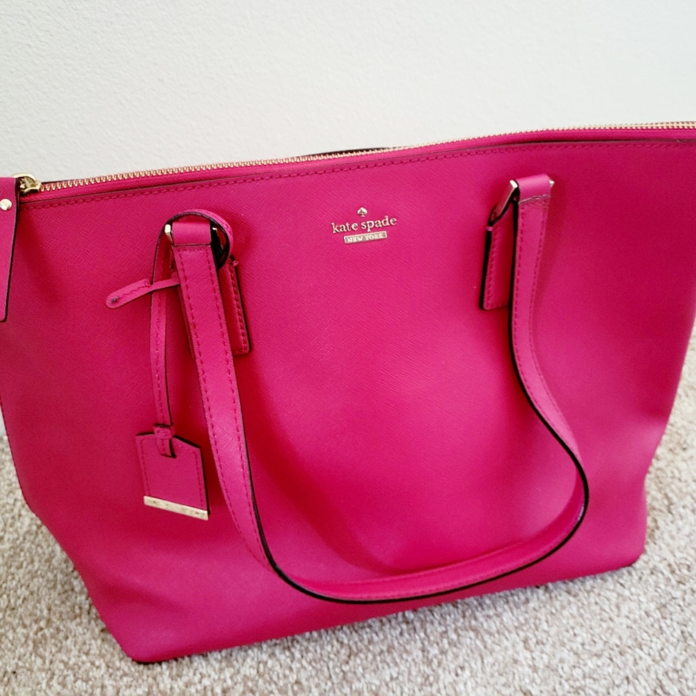 Kate Spade cute hot pink shoulder bag